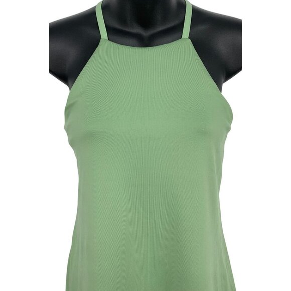 Madewell MWL Dress A-Line Size Small S Green Shelf Bra A-Line Stretch NWT New - Picture 3 of 7